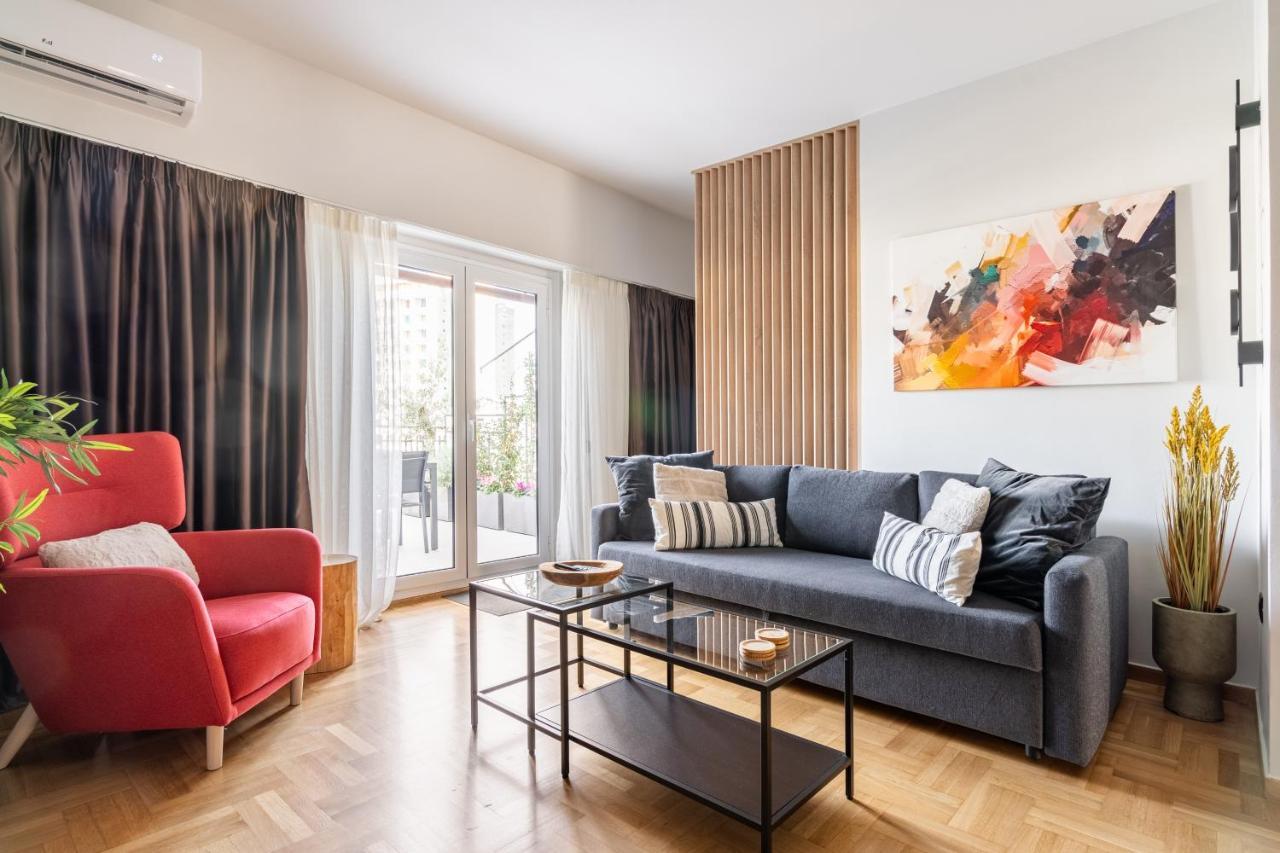 Athena Blue Lux Apartments 2Br 2Ba With City Skyline View, Near Kolonaki Atény Exteriér fotografie