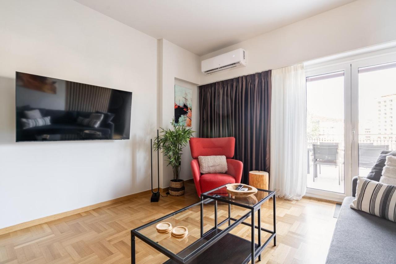 Athena Blue Lux Apartments 2Br 2Ba With City Skyline View, Near Kolonaki Atény Exteriér fotografie