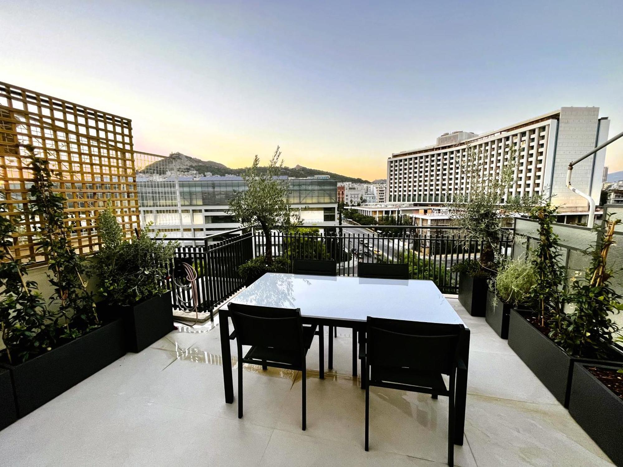 Athena Blue Lux Apartments 2Br 2Ba With City Skyline View, Near Kolonaki Atény Exteriér fotografie