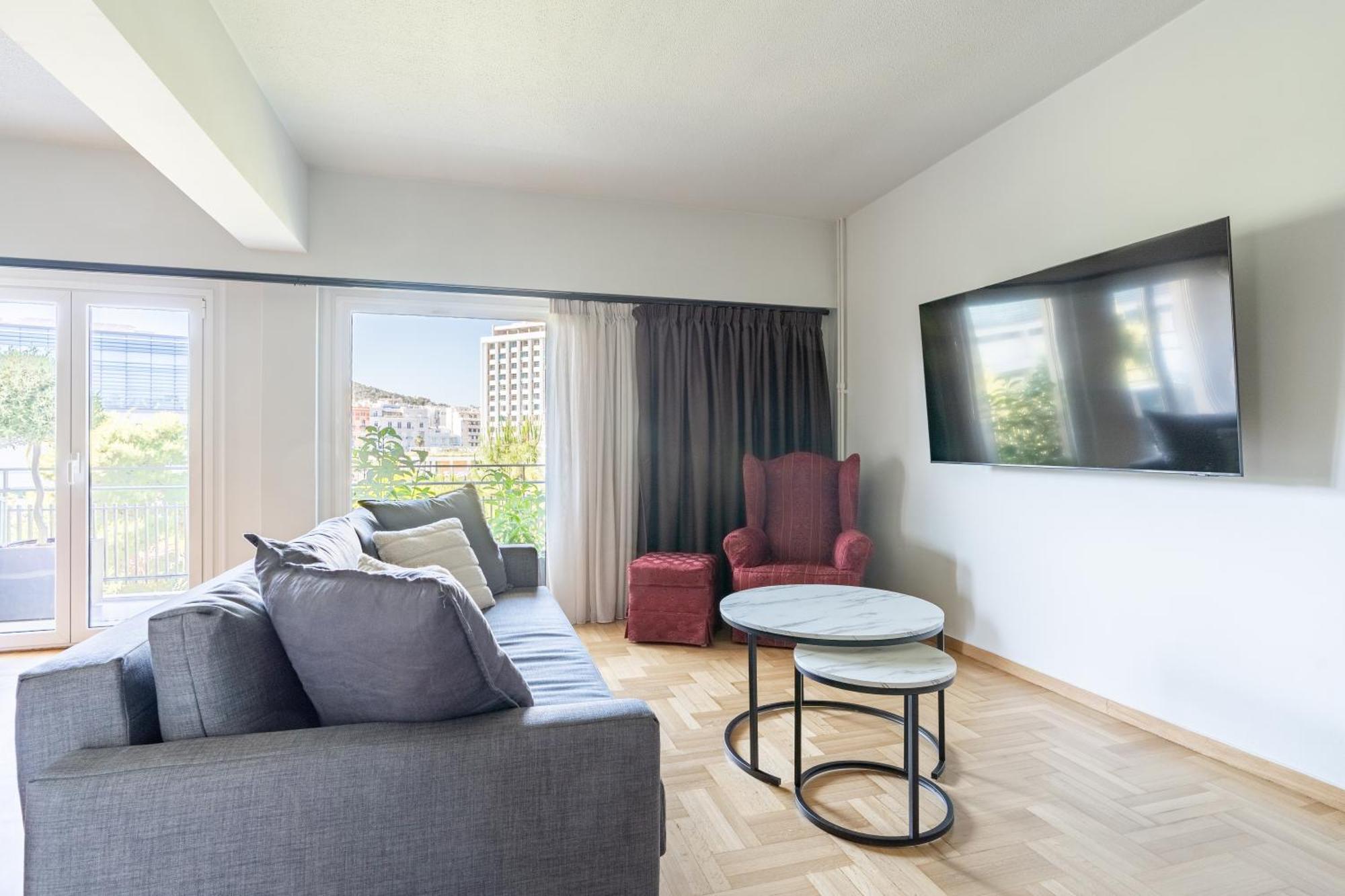 Athena Blue Lux Apartments 2Br 2Ba With City Skyline View, Near Kolonaki Atény Exteriér fotografie